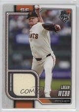 2026 Topps Real One Relics Logan Webb #69 card