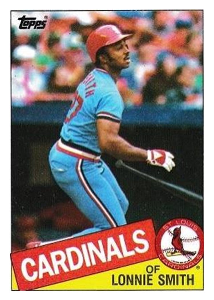 1985 Topps Lonnie Smith #255 card