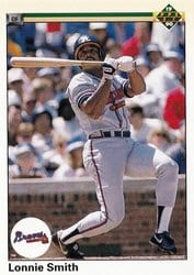 1990 Upper Deck Base Set Lonnie Smith #215 card