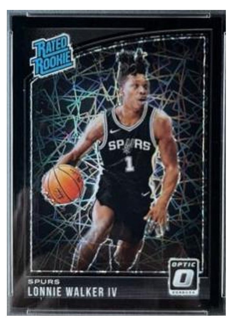 2018-19 Donruss Optic Base Set Lonnie Walker IV #174 card