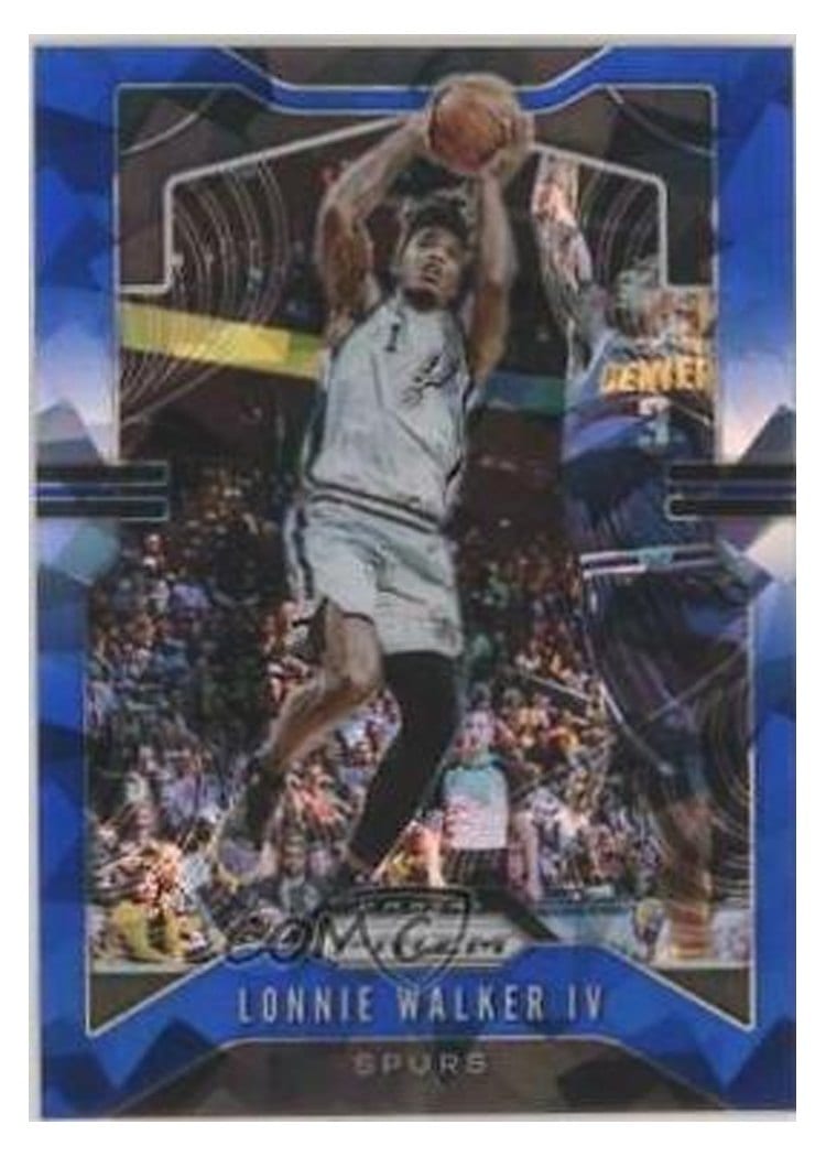 2019-20 Panini Prizm Base Set Lonnie Walker IV Blue Ice Prizm #139 card