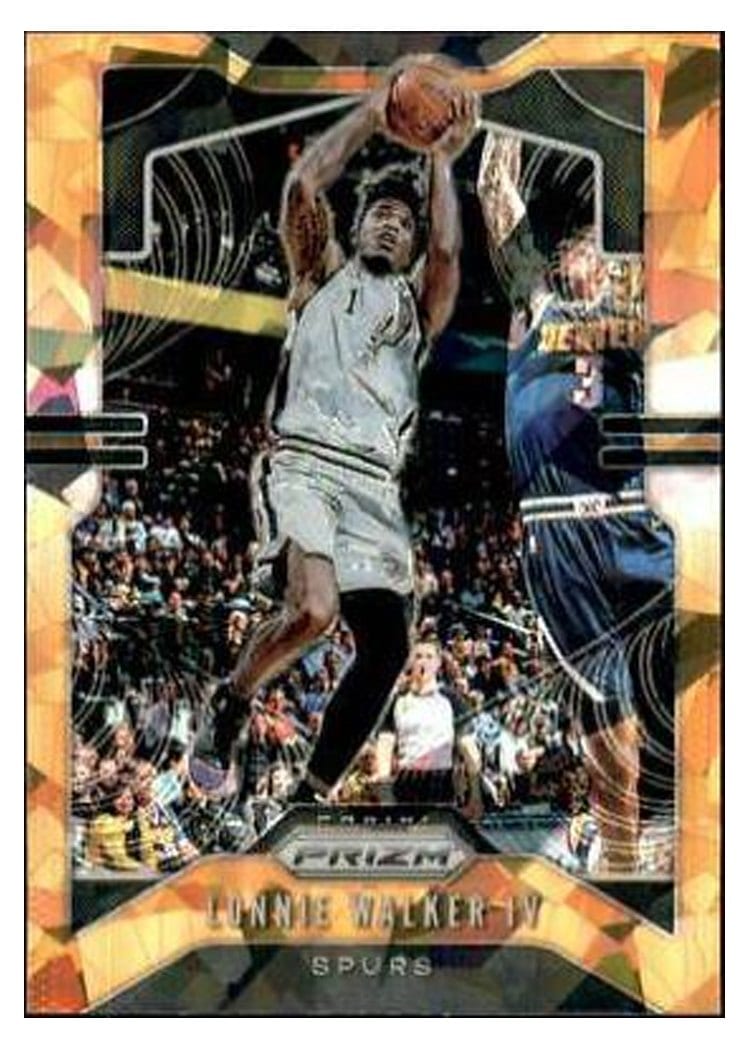 2019-20 Panini Prizm Base Set Lonnie Walker IV Orange Ice Prizm #139 card