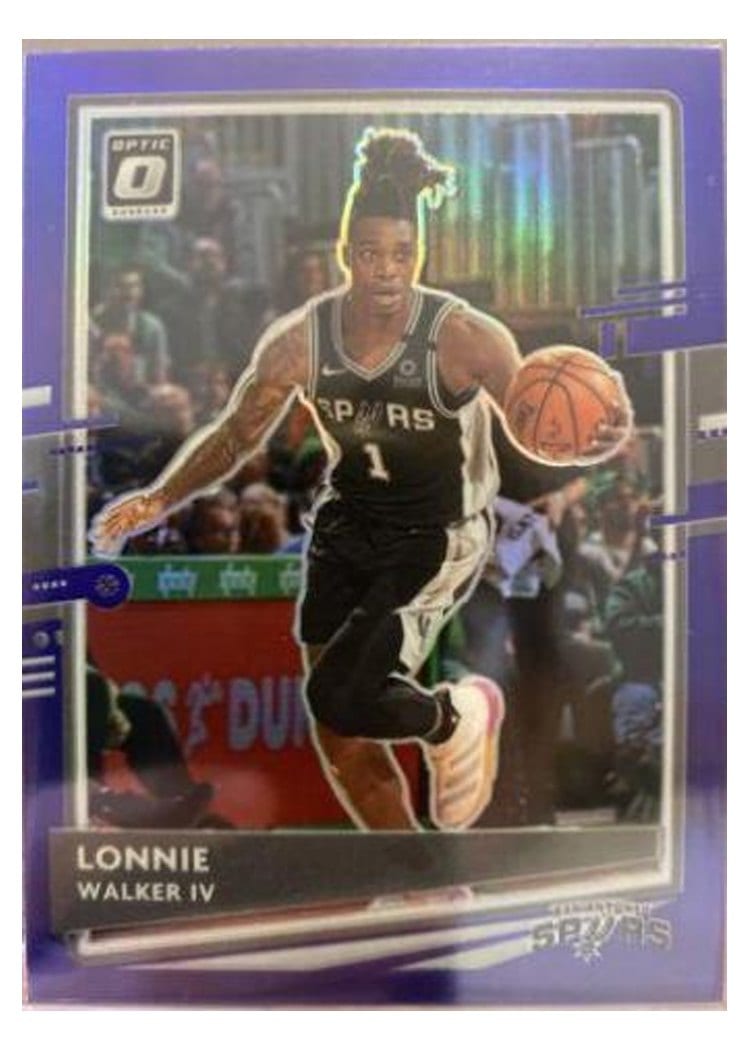 2020-21 Donruss Optic Base Set Lonnie Walker IV Purple #83 card