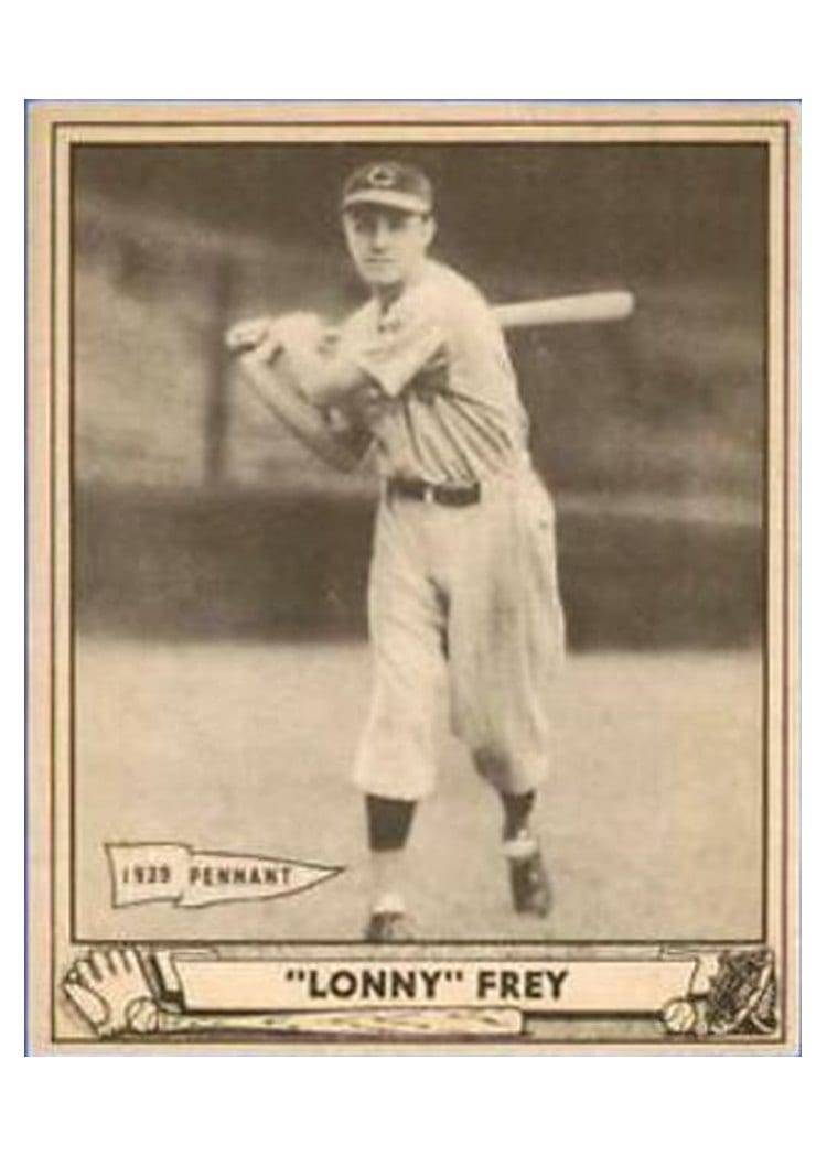 1940 Play Ball Lonny Frey #76 card