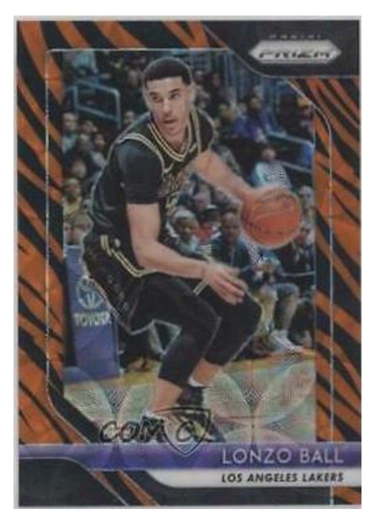 2018-19 Panini Prizm Base Set Lonzo Ball #294 card