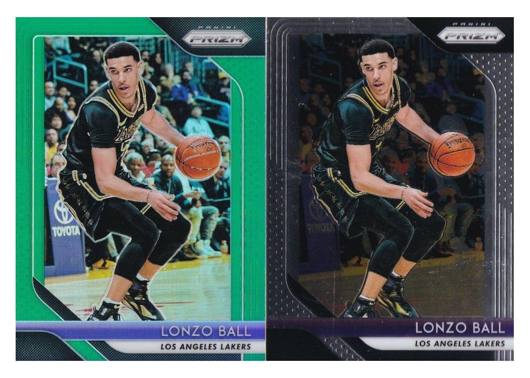 2018-19 Panini Prizm Base Set Lonzo Ball #294 card