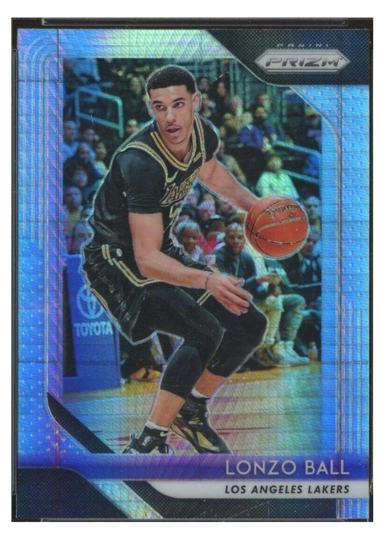 2018-19 Panini Prizm Base Set Lonzo Ball #294 card