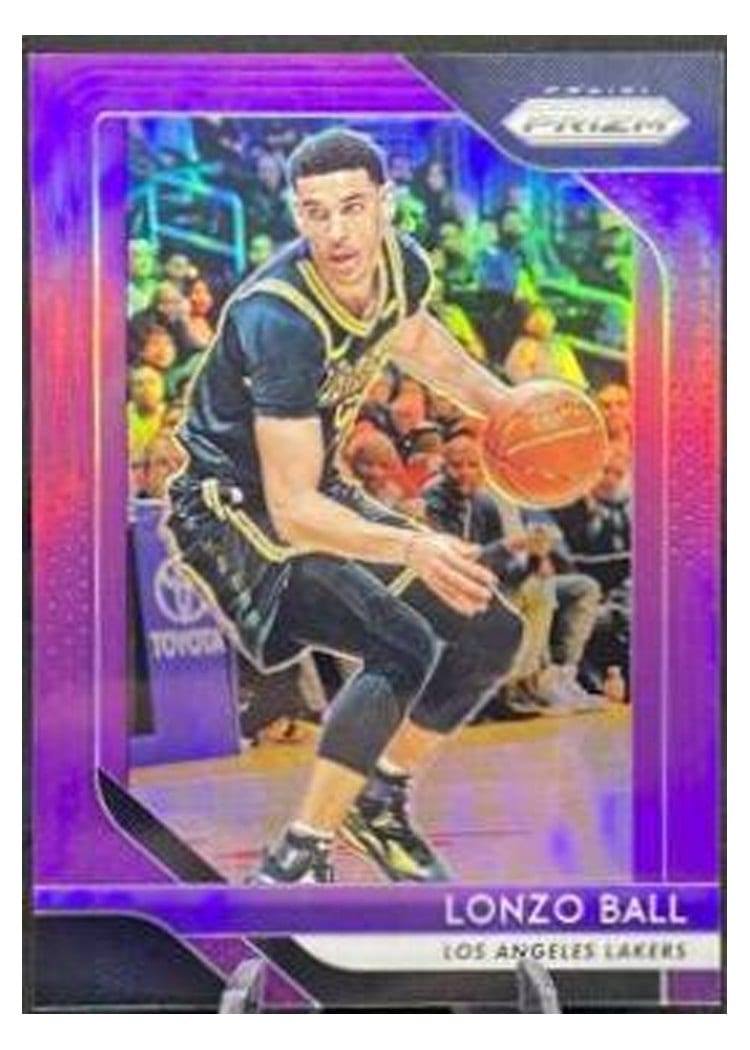 2018-19 Panini Prizm Base Set Lonzo Ball #294 card