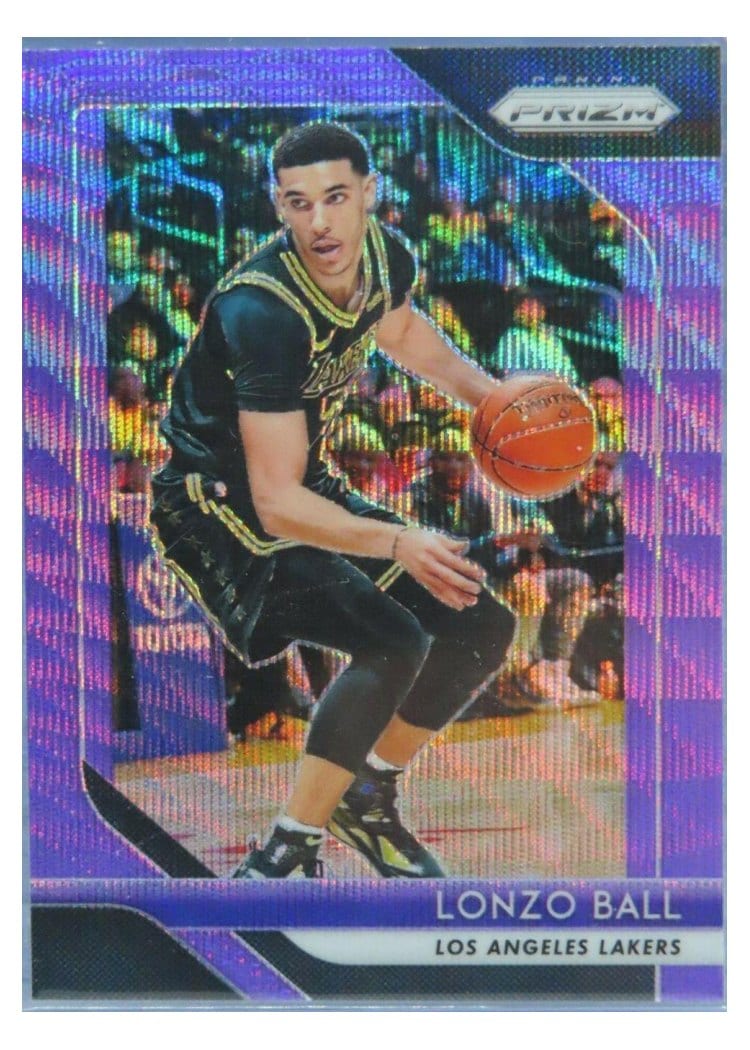 2018-19 Panini Prizm Base Set Lonzo Ball #294 card