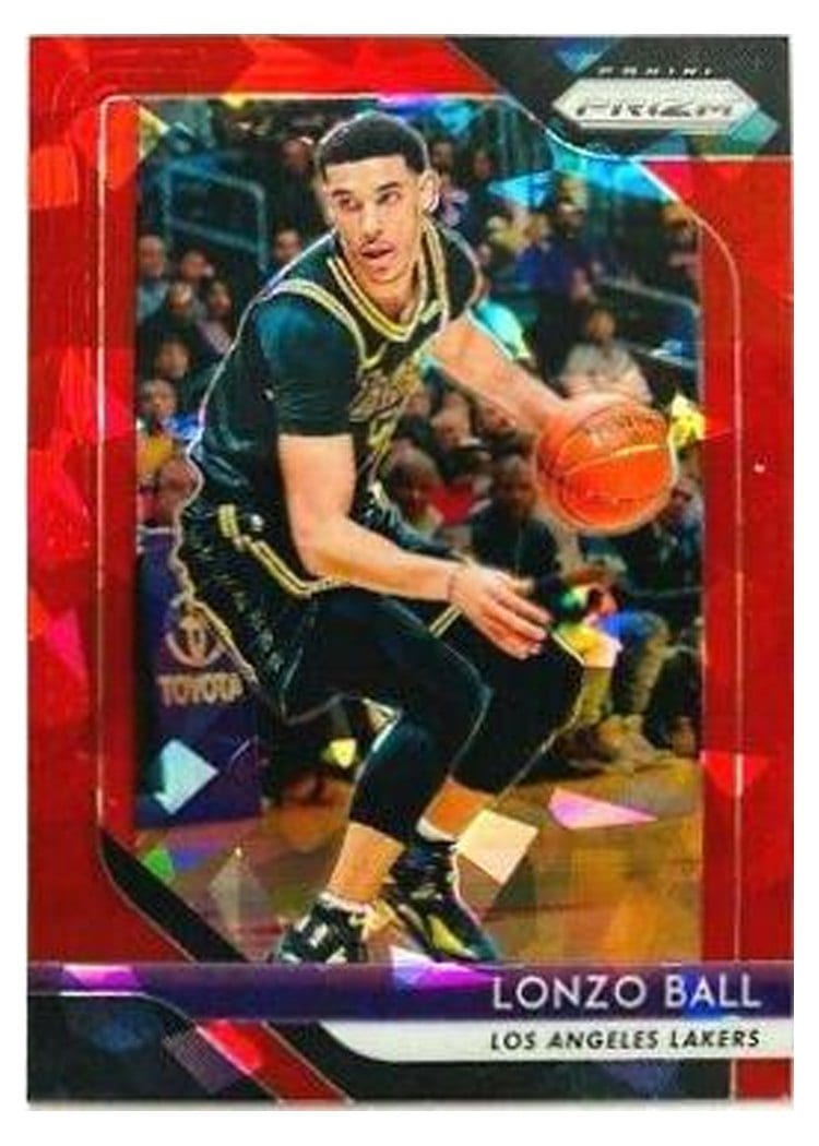 2018-19 Panini Prizm Base Set Lonzo Ball #294 card