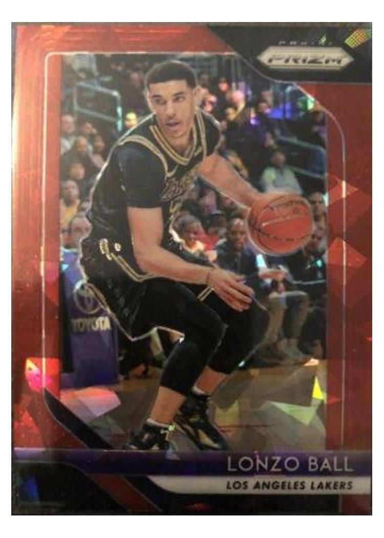 2018-19 Panini Prizm Base Set Lonzo Ball #294 card