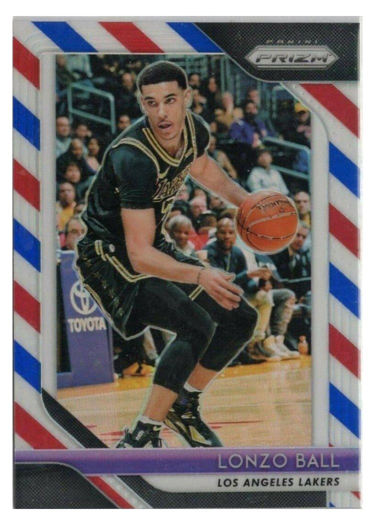 2018-19 Panini Prizm Base Set Lonzo Ball #294 card