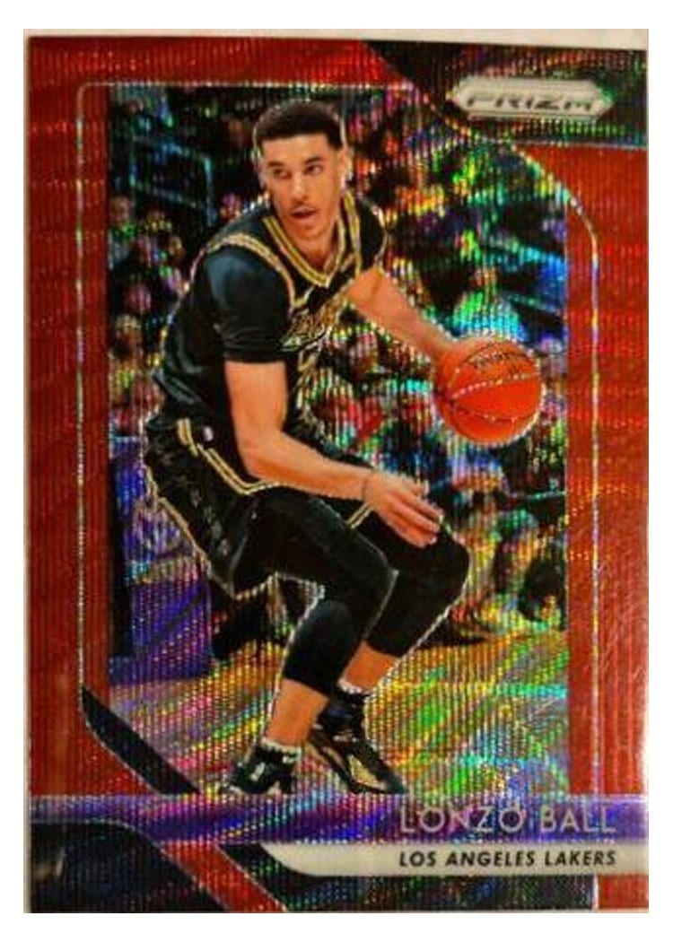 2018-19 Panini Prizm Base Set Lonzo Ball #294 card