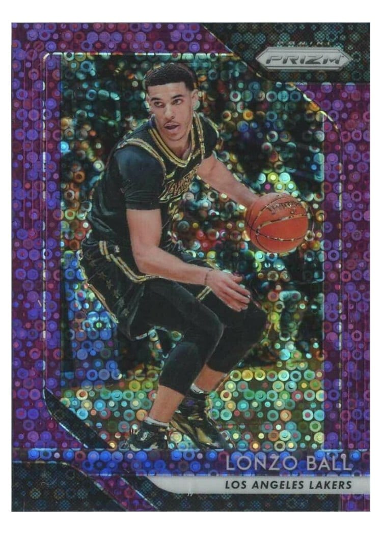 2018-19 Panini Prizm Base Set Lonzo Ball #294 card