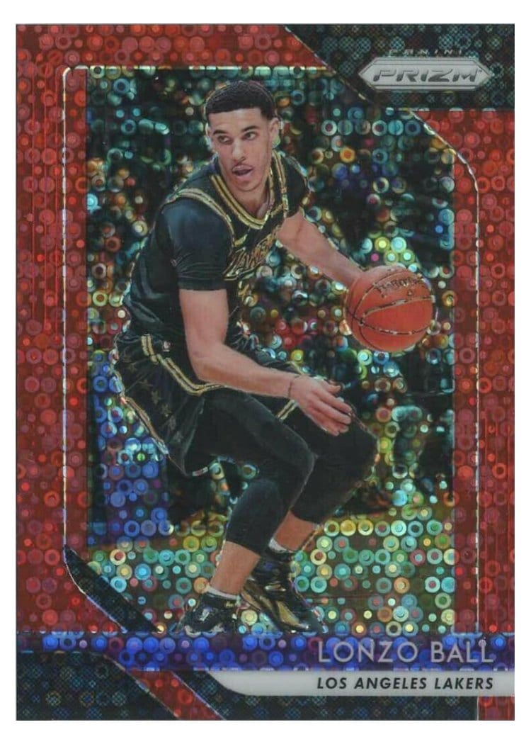2018-19 Panini Prizm Base Set Lonzo Ball #294 card