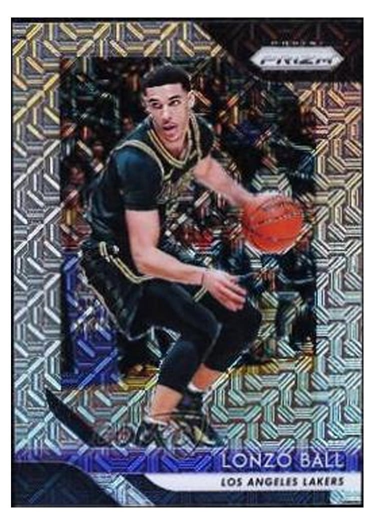 2018-19 Panini Prizm Base Set Lonzo Ball #294 card