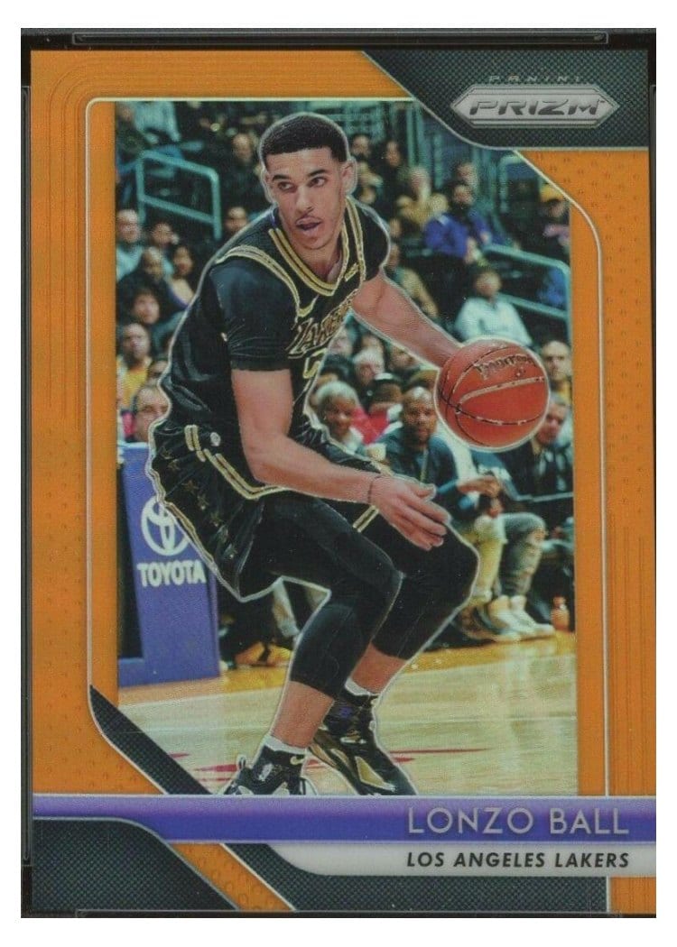 2018-19 Panini Prizm Base Set Lonzo Ball #294 card