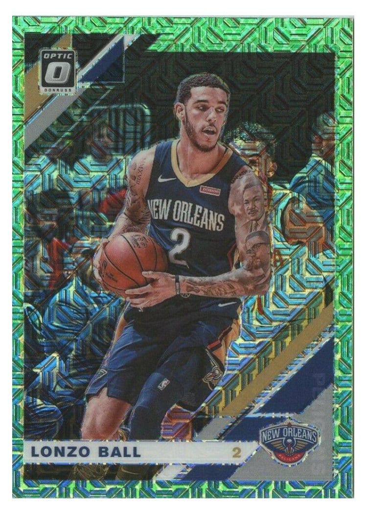 2019-20 Donruss Optic Base Set Lonzo Ball #3 card