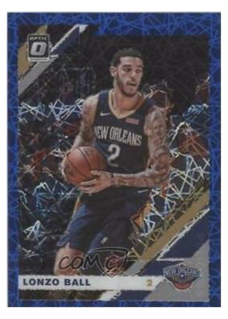 2019-20 Donruss Optic Base Set Lonzo Ball #3 card