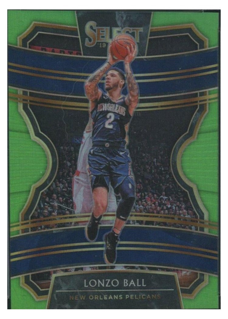 2019-20 Panini Select Base Set Lonzo Ball #57 card