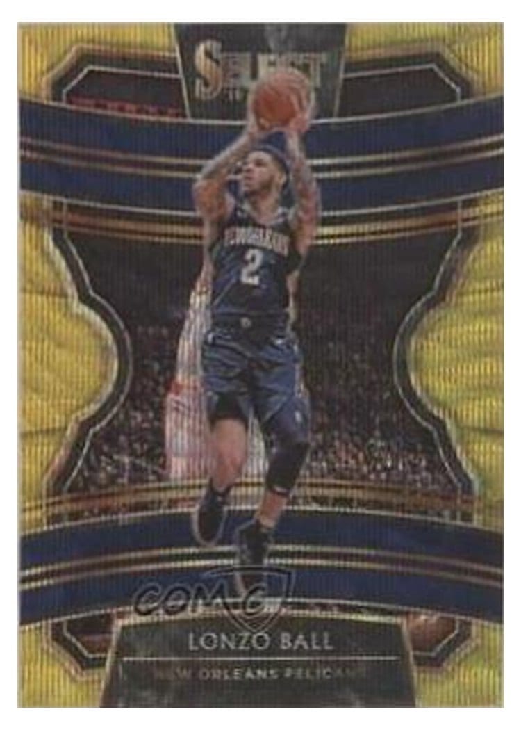2019-20 Panini Select Base Set Lonzo Ball #57 card