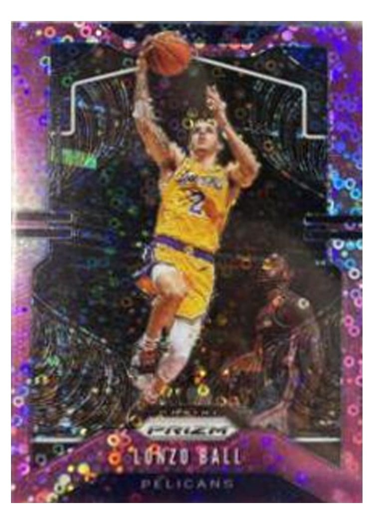 2019 Panini Prizm Lonzo Ball Fast Break Prizm Pink #239 card