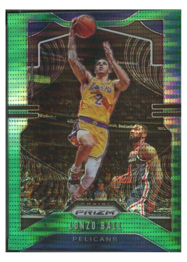 2019 Panini Prizm Lonzo Ball #239 card