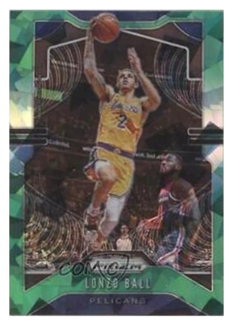 2019 Panini Prizm Lonzo Ball #239 card