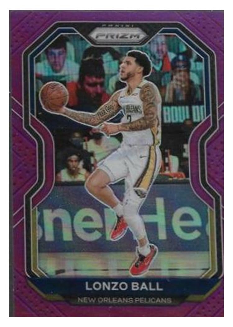 2020-21 Panini Prizm Base Set Lonzo Ball #224 card