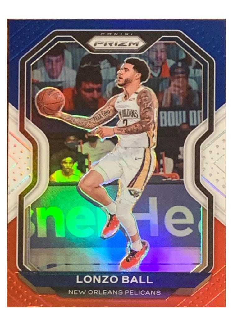 2020-21 Panini Prizm Base Set Lonzo Ball #224 card