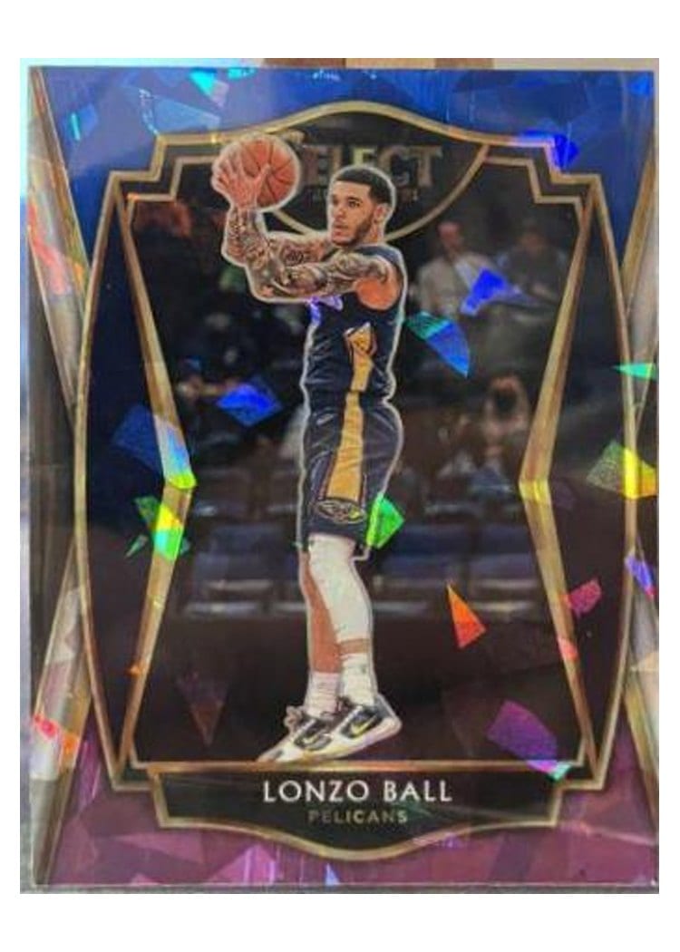 2020-21 Panini Select Base Set Lonzo Ball #137 card