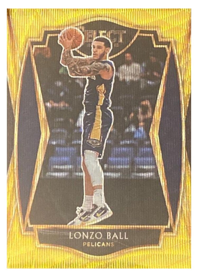 2020-21 Panini Select Base Set Lonzo Ball #137 card