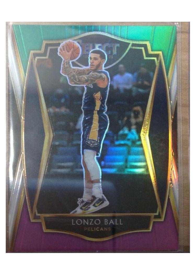 2020-21 Panini Select Base Set Lonzo Ball #137 card
