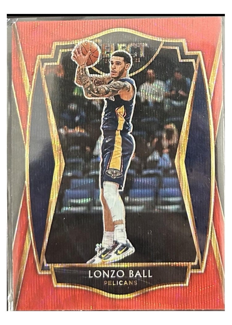 2020-21 Panini Select Base Set Lonzo Ball #137 card