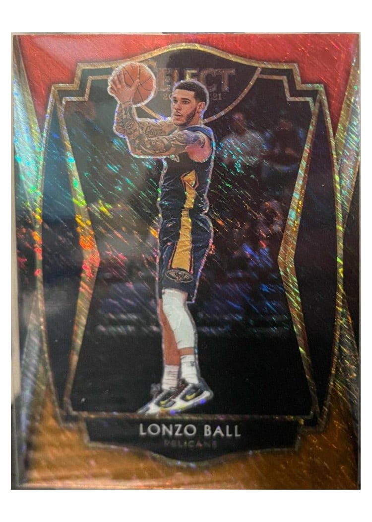 2020-21 Panini Select Base Set Lonzo Ball #137 card