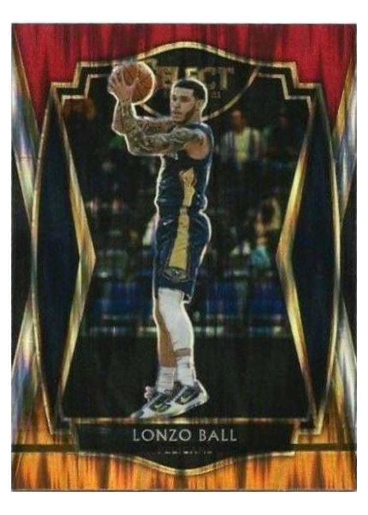 2020-21 Panini Select Base Set Lonzo Ball #137 card