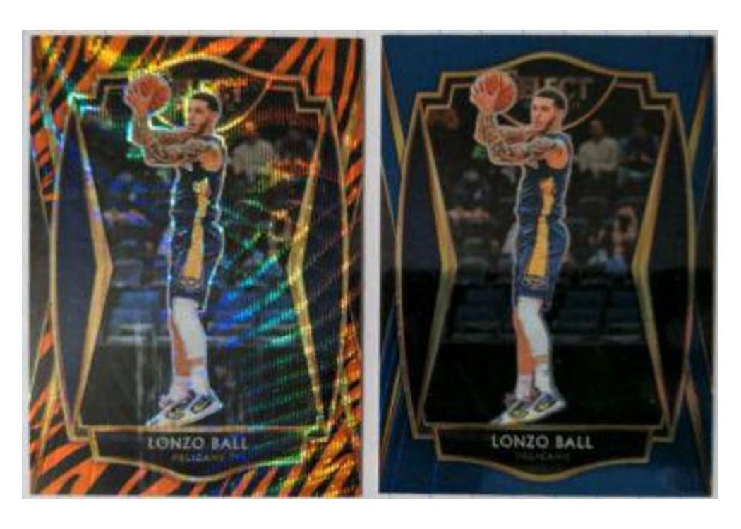 2020-21 Panini Select Base Set Lonzo Ball #137 card