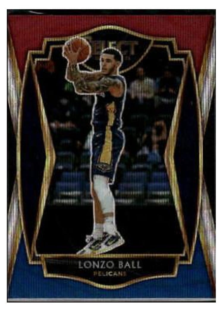 2020-21 Panini Select Base Set Lonzo Ball #137 card