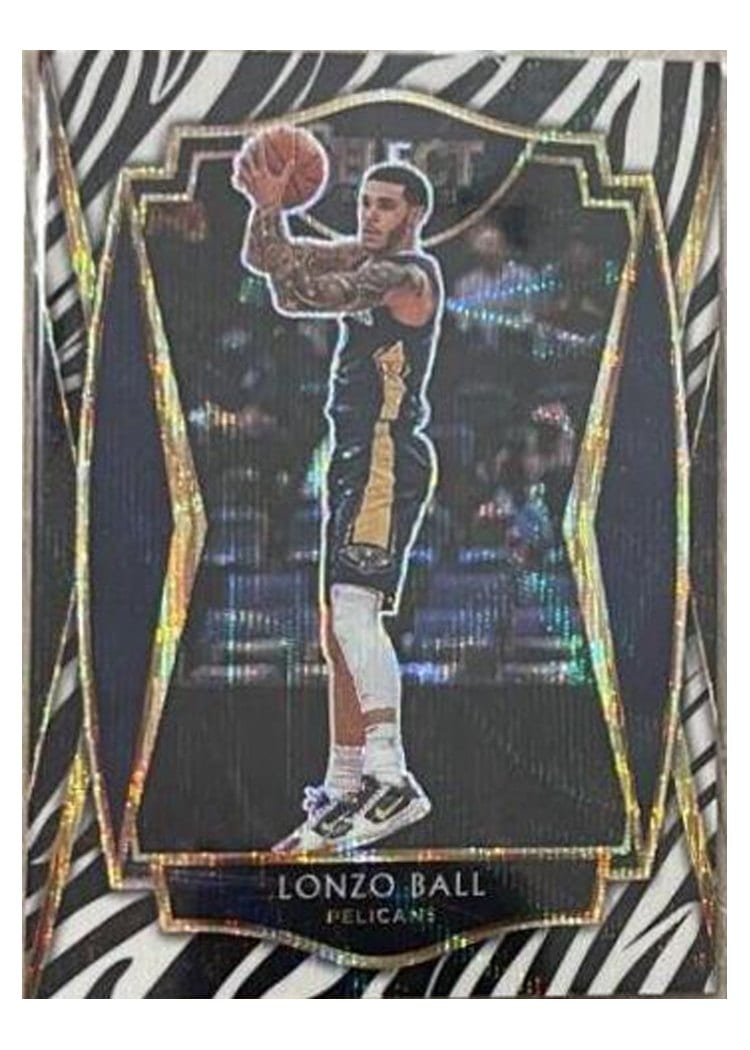 2020-21 Panini Select Base Set Lonzo Ball #137 card