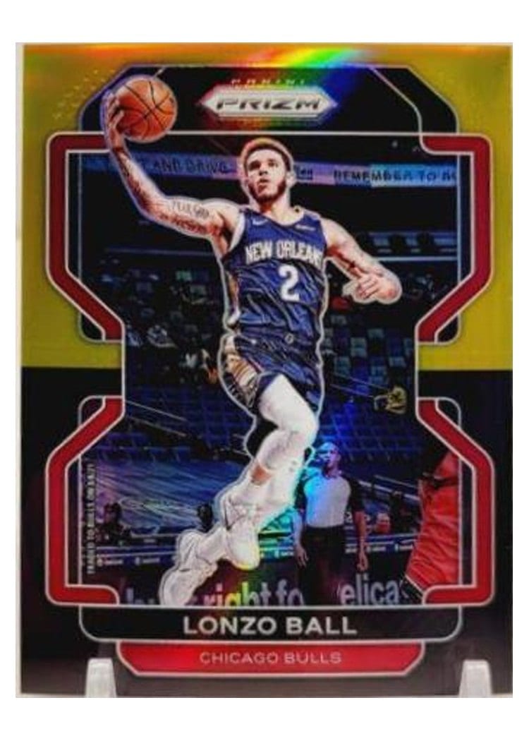 2021-22 Panini Prizm Base Set Lonzo Ball #69 card