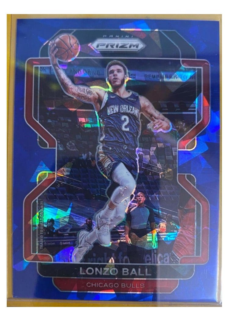 2021-22 Panini Prizm Base Set Lonzo Ball #69 card