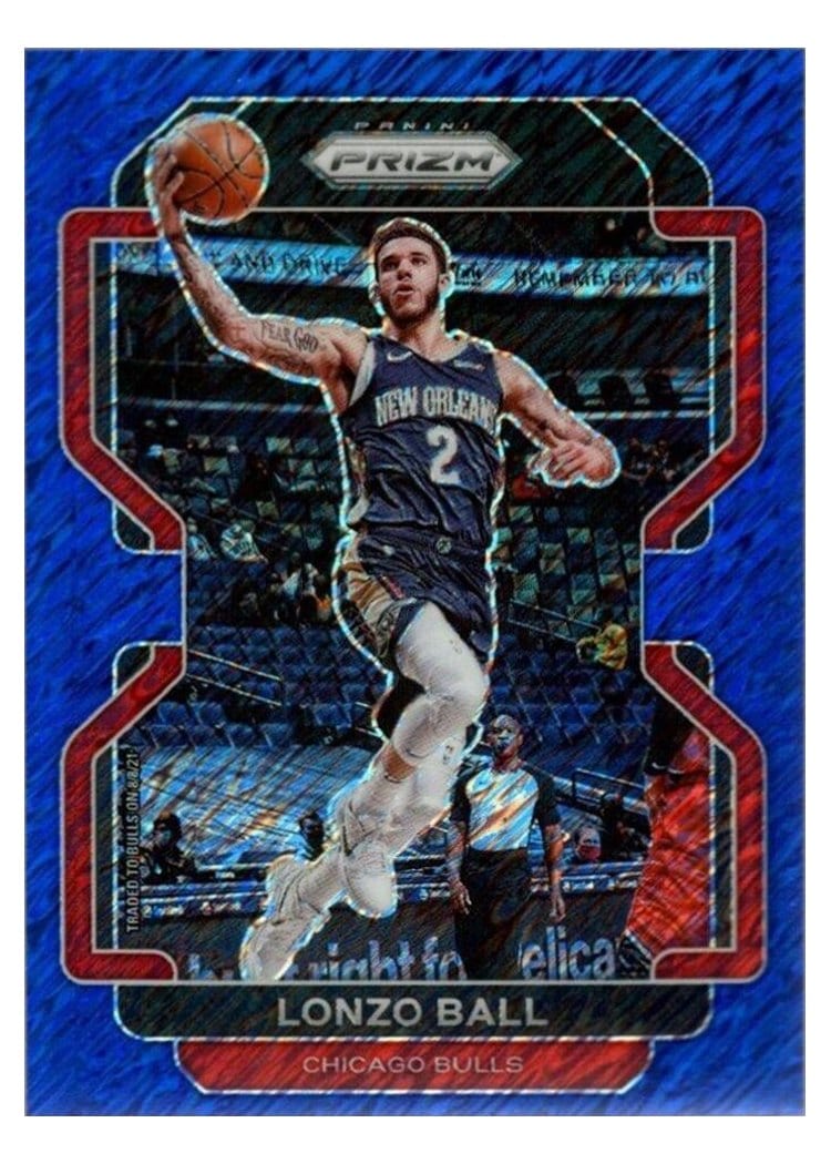 2021-22 Panini Prizm Base Set Lonzo Ball #69 card