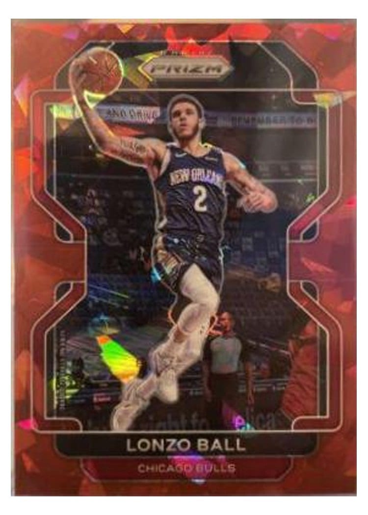 2021-22 Panini Prizm Base Set Lonzo Ball #69 card