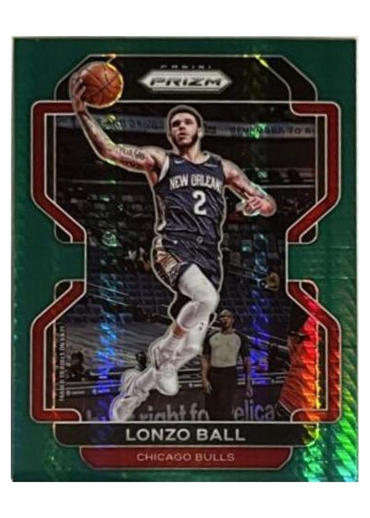 2021-22 Panini Prizm Base Set Lonzo Ball #69 card