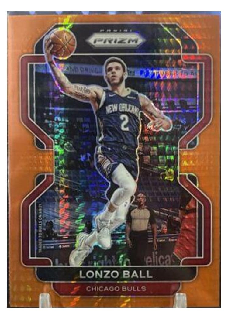 2021-22 Panini Prizm Base Set Lonzo Ball #69 card
