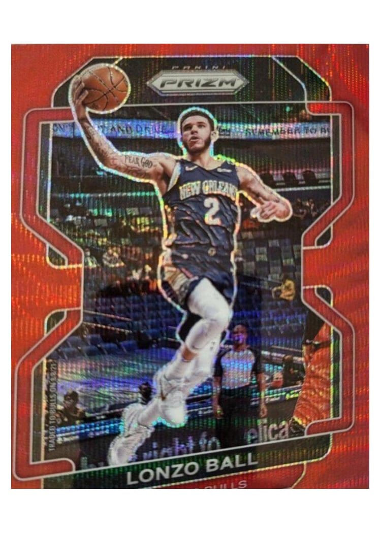 2021-22 Panini Prizm Base Set Lonzo Ball #69 card
