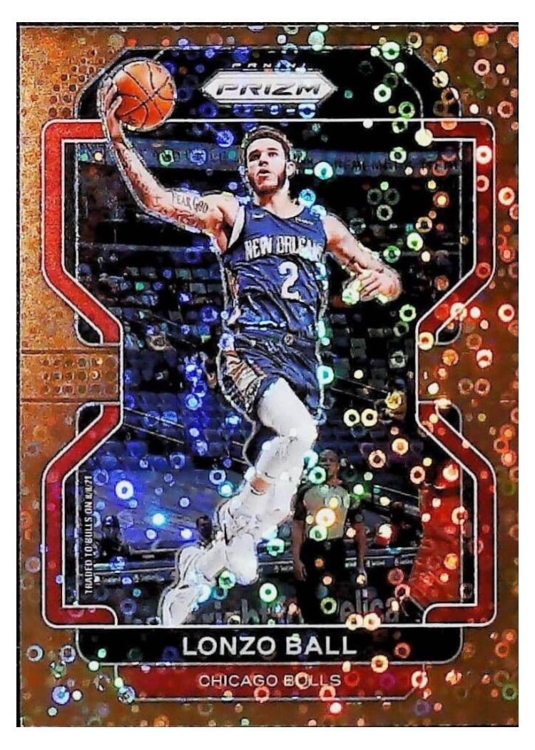2021-22 Panini Prizm Base Set Lonzo Ball #69 card