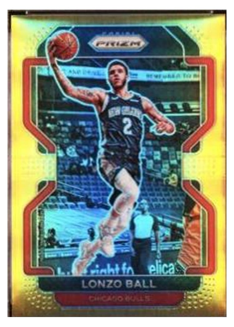 2021-22 Panini Prizm Base Set Lonzo Ball #69 card