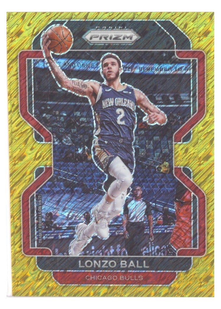 2021-22 Panini Prizm Base Set Lonzo Ball #69 card