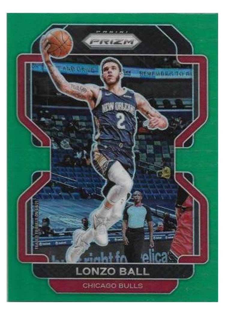 2021-22 Panini Prizm Base Set Lonzo Ball #69 card